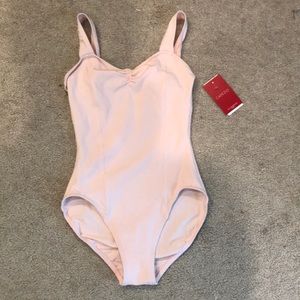 NWT pink Capezio tank leotard